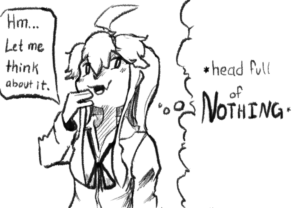 She really is trying her best