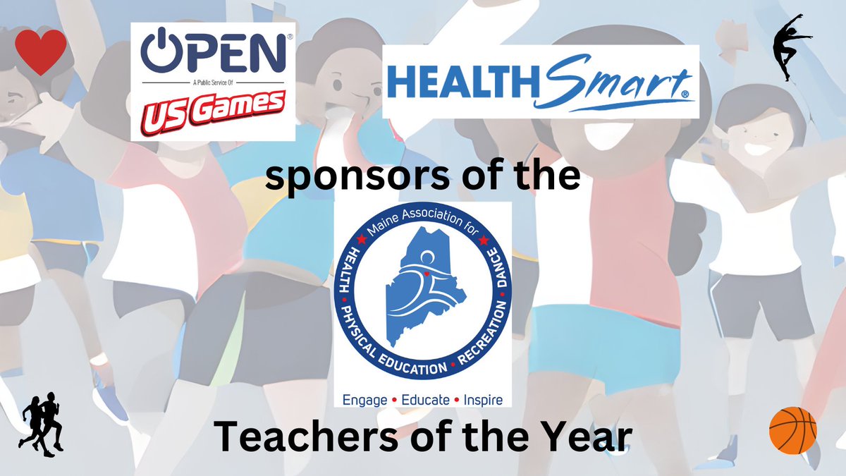 US Games (@usgames) on Twitter photo We partner with <a href="/MaineAHPERD/">Maine AHPERD</a> to sponsor their Teachers of the Year with <a href="/OPENPhysEd/">OPEN Phys Ed</a> <a href="/BSNSPORTS/">BSN SPORTS</a> and <a href="/HealthSmartK12/">HealthSmart K-12</a>! Congratulations to these innovative educators! We partner with <a href="/MaineAHPERD/">Maine AHPERD</a> to sponsor their Teachers of the Year with <a href="/OPENPhysEd/">OPEN Phys Ed</a> <a href="/BSNSPORTS/">BSN SPORTS</a> and <a href="/HealthSmartK12/">HealthSmart K-12</a>! Congratulations to these innovative educators!