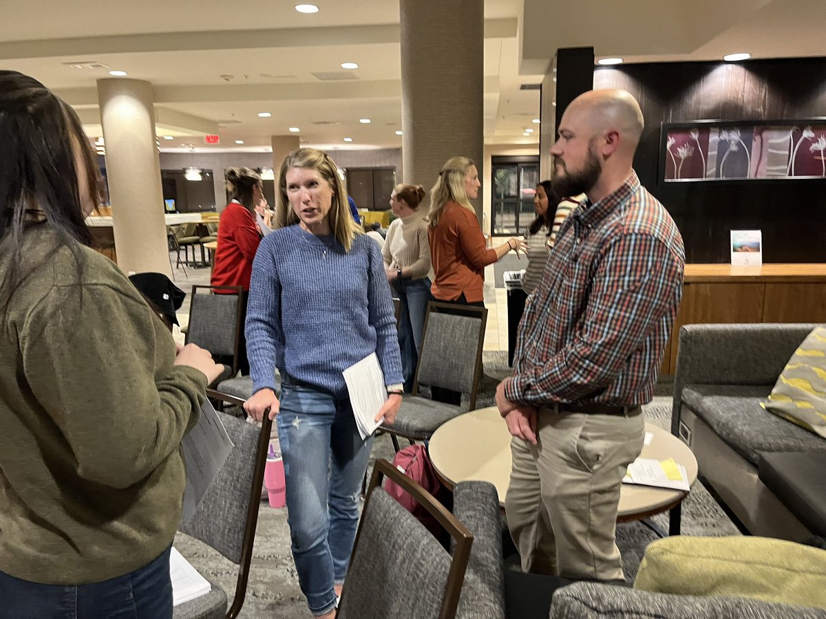 Unk_EDAD's tweet image. Day 1 - Dr. Feusner and Dr. Phillips supported Educational Administration Principal Practicum students during their Day 1 in Omaha. Students were able to connect in person and discuss their learning and goals for their practicum visit.