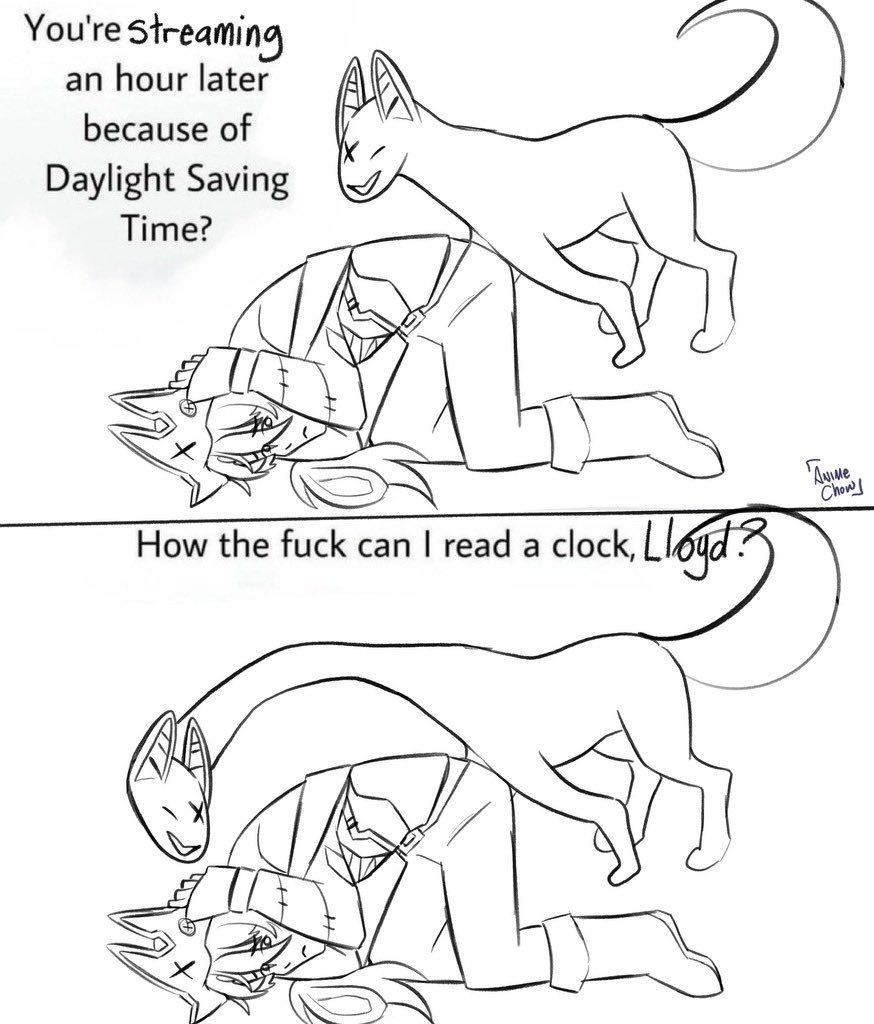 about K9s and daylight savings ☀️ 

#K9Fanart #K9KURO