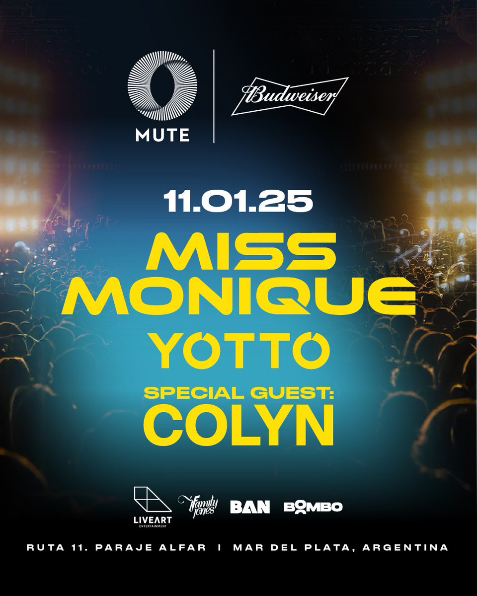 El flyer que te da ansiedad no exis…

Entradas a la venta por BOMBO 🥳