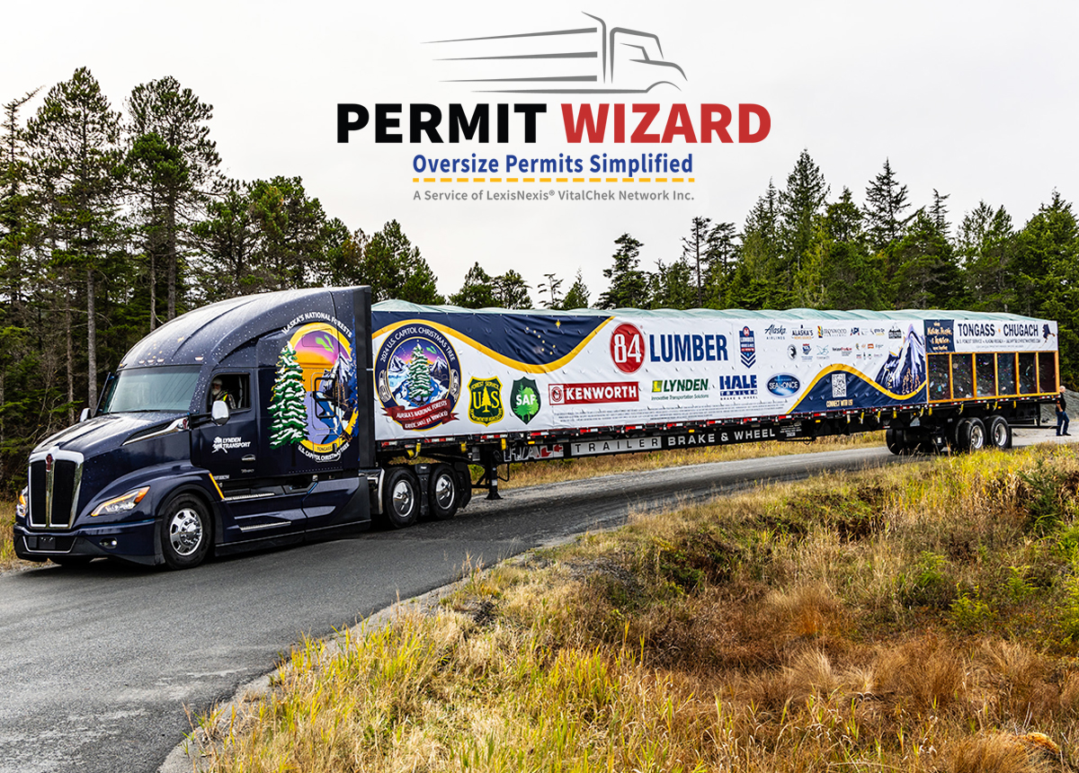 VitalChek's tweet photo. #PermitWizard from LexisNexis® VitalChek® is proud to support the 2024 U.S. Capitol Christmas tree on it's epic journey from Alaska to Washington, D.C. Click here to read the full press release: https://t.co/1hil2EnUGH. #USCapitolChristmasTree #VitalChek https://t.co/dRryvuVXZE
