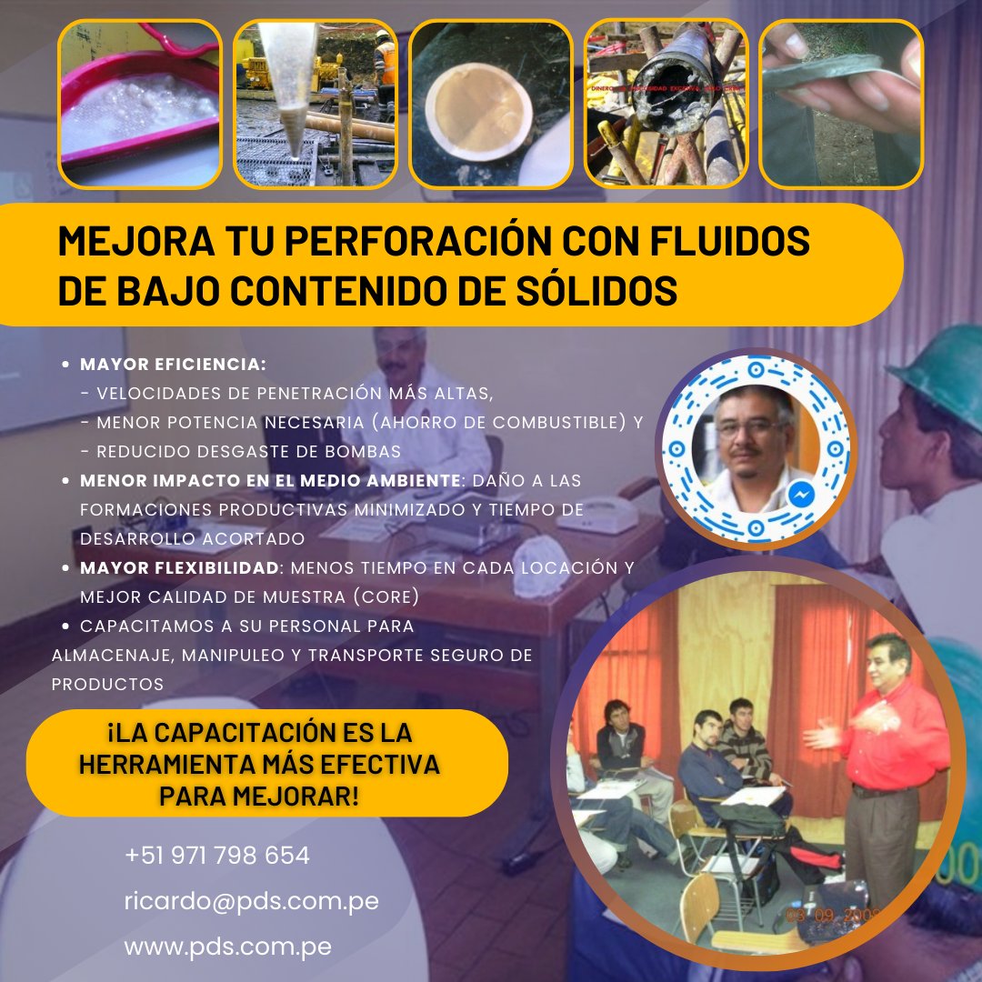 cesar54218557's tweet image. Mejora tu perforación con Fluidos de Bajo Contenido de Sólidos perforacionesdiamantinas.com/producto/mejor…