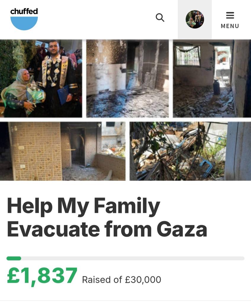 MhmdOsama312's tweet photo. Only £163 left to reach this goal £2000! Can anyone help us close this goal ?

Please consider donating £5, £10, £15, £20, or any amount you can. If you're unable to donate, please help us by sharing and reposting. Every little bit makes a difference ❤️‍🩹

https://t.co/zOzrl0bEC5

@Louis_Allday @LexiAlex @IbnRiad @political_aya__