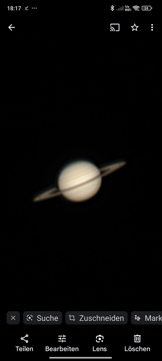 #Saturn 2.11.2024 #Vienna. #Celestron C5, 2x Ultima Barlow , #ZWO 385, #Astrostakkert3, #WaveSharp 1.0
Not happy with the camera, which #PlayerOneAstronomy would you suggest? I tend to go with the Neptune 664C.