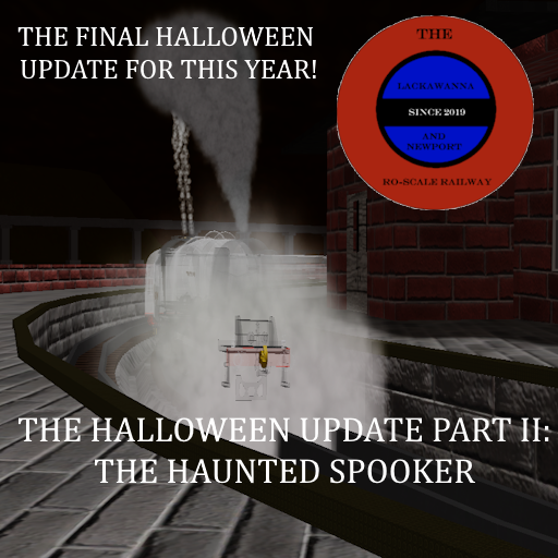 TLNRSRWRoblox's tweet photo. After waiting for 1 1/2 days, The Last and Final Installment of the 2-Part Halloween Update has finally been released, with a BRAND NEW train: The Haunted Spooker!

The update lasts until November 7th. Happy Late Halloween, everyone!

#RobloxDev #ROScale #Roblox https://t.co/tTA96dwgSZ