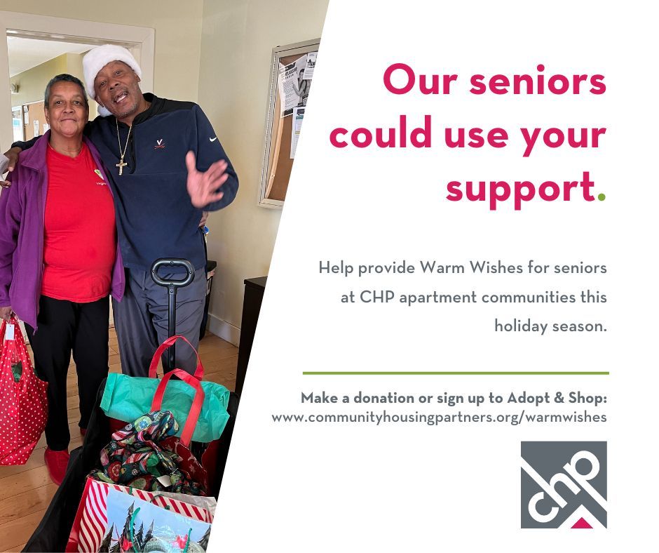 Spread warmth and joy to our senior residents this holiday season! By supporting Warm Wishes, your generosity can make a meaningful impact. We’re also looking for volunteers to Adopt and Shop to help make this season extra special for our seniors.

buff.ly/3NSiCQP