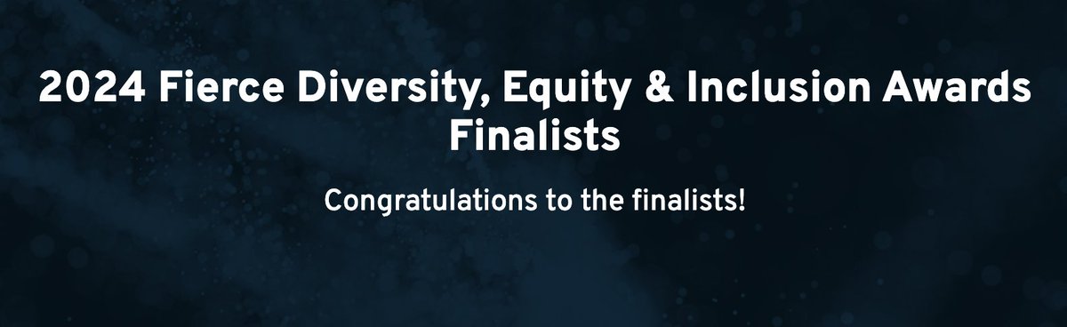 H1 (@h1co_) on Twitter photo We’re proud to share that we’re a 2024 finalist in the <a href="/FierceHealth/">FierceHealthcare</a> Diversity, Equity, & Inclusion Awards!
By embedding #DEI at the heart of clinical trial design, we are committed to driving meaningful change: hubs.la/Q02WT98C0
#ClinicalTrials #FierceDEIAward We’re proud to share that we’re a 2024 finalist in the <a href="/FierceHealth/">FierceHealthcare</a> Diversity, Equity, & Inclusion Awards!
By embedding #DEI at the heart of clinical trial design, we are committed to driving meaningful change: hubs.la/Q02WT98C0
#ClinicalTrials #FierceDEIAward