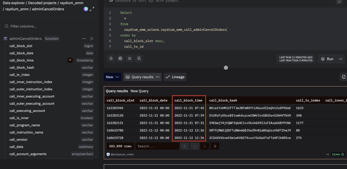 Raydium still has an AdminCancelOrders instruction, last time it was used was for the migration from Serum to Openbook after FTX collapse

Should we pressure them into removing it since there is a lot of SOL locked forever now with memecoin lp burn meta 🤔