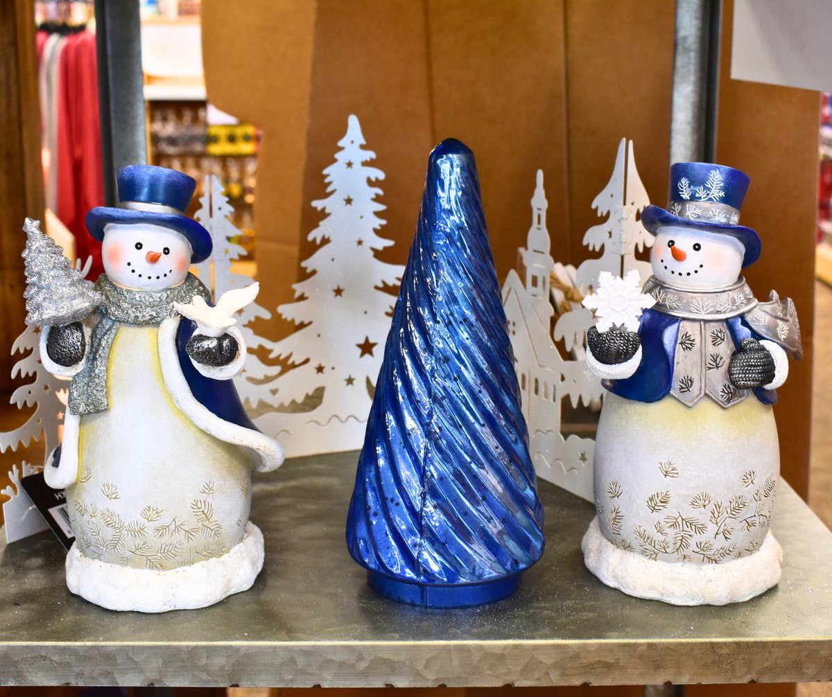 FredricksHM's tweet image. Step into a winter wonderland with our new Blue Elegance display! ❄️✨ Shimmering decorations to make your home magical this season.

#fredrickshallmark #blueelegance #hallmark #christmasdecorations #Christmas #giftideas #holidayshopping #giftshops #candy