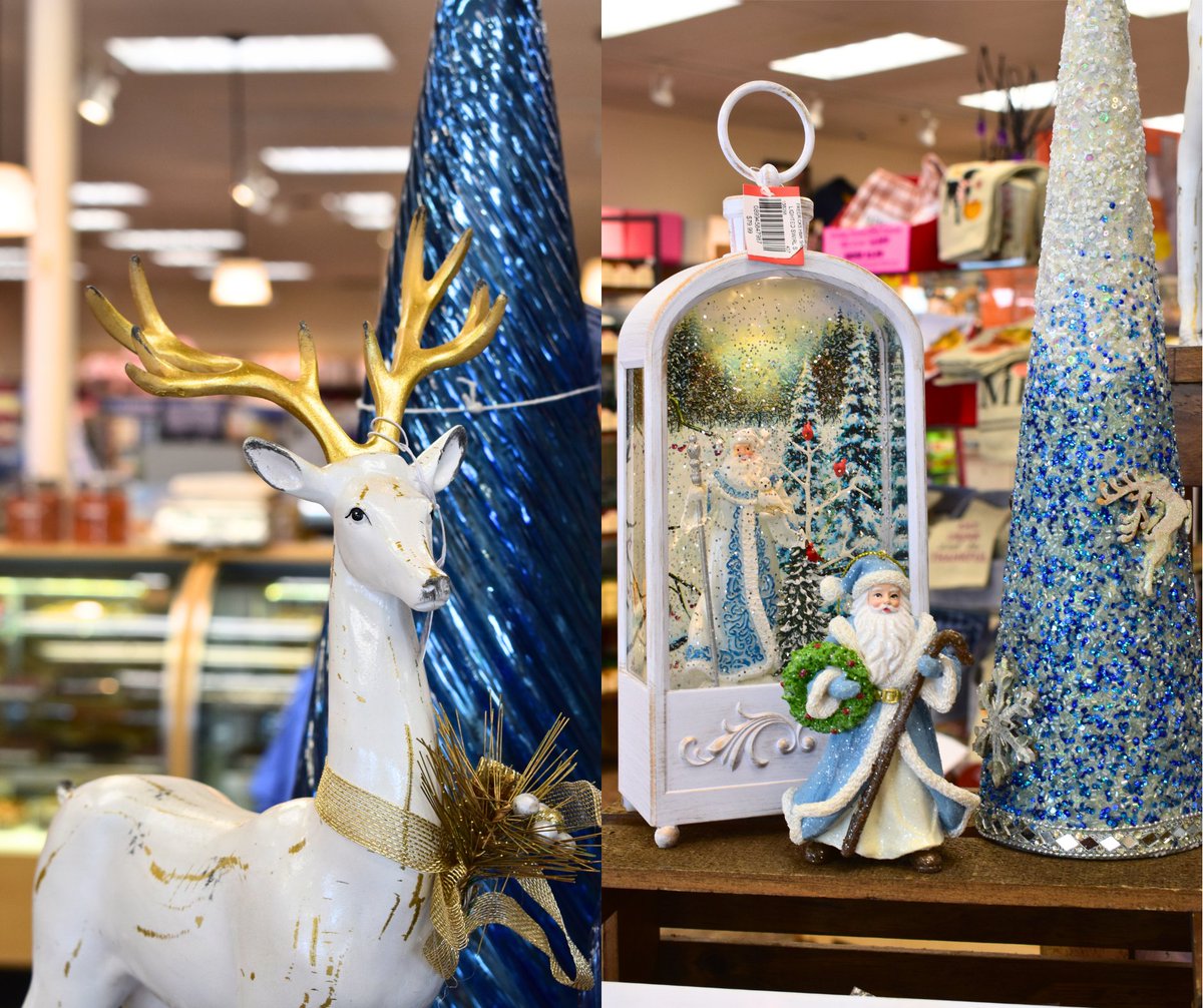 FredricksHM's tweet image. Step into a winter wonderland with our new Blue Elegance display! ❄️✨ Shimmering decorations to make your home magical this season.

#fredrickshallmark #blueelegance #hallmark #christmasdecorations #Christmas #giftideas #holidayshopping #giftshops #candy