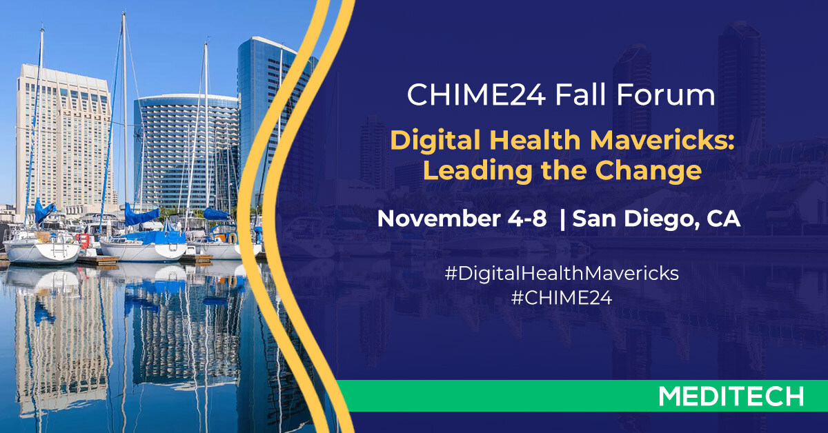 MEDITECH's tweet photo. Hear from @OZHCare CMIO Priscilla Frase and Executive Director of IT EZNiles discuss the collaborative initiatives during their @CIOCHIME #CHIME24 Elite Exchange, Nov 7, at 1:30 p.m. 

Discover more: https://t.co/w3lCipt6eS 🌅

#DigitalHealthMavericks #HealthIT #Expanse https://t.co/TVacDLoPos