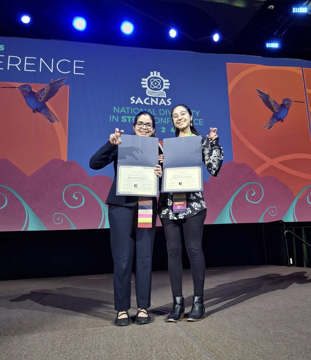 Sacnistas from our UNT Chapter and College of Science <a href="/UNTScience/">UNT College of Science</a> had the honor of attending the #2024NDiSTEM this past weekend! Many were travel scholars and/or student presenters. What's more, two of our students won presentation awards! What a great conference!