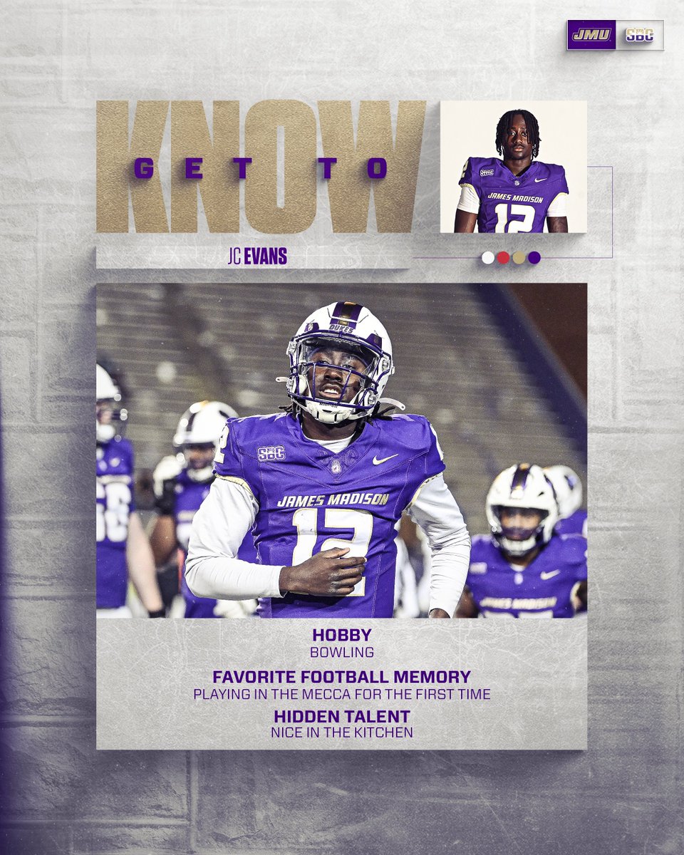 Throwin' spirals and strikes 🎳

Let's get to know QB and communication studies major, JC Evans!

#GoDukes | <a href="/JC3vans_/">JC Evans</a>