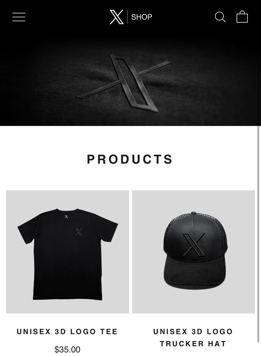 jmarc's tweet image. 🚨 Ça y est ! @X a son shop ! 

shop.x.com

Enfin ! Et oui Tesla a le sien depuis de nombreuses années, SpaceX, Boring et même Starlink aussi.

il ne manquait que 𝕏

#GoX