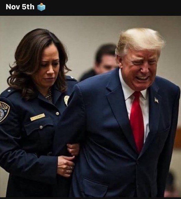SueZieCue's tweet photo. Between Kamala Harris and Trump..he will be the one to destroy America ..NOT HER! https://t.co/0TsYI7ZiPx