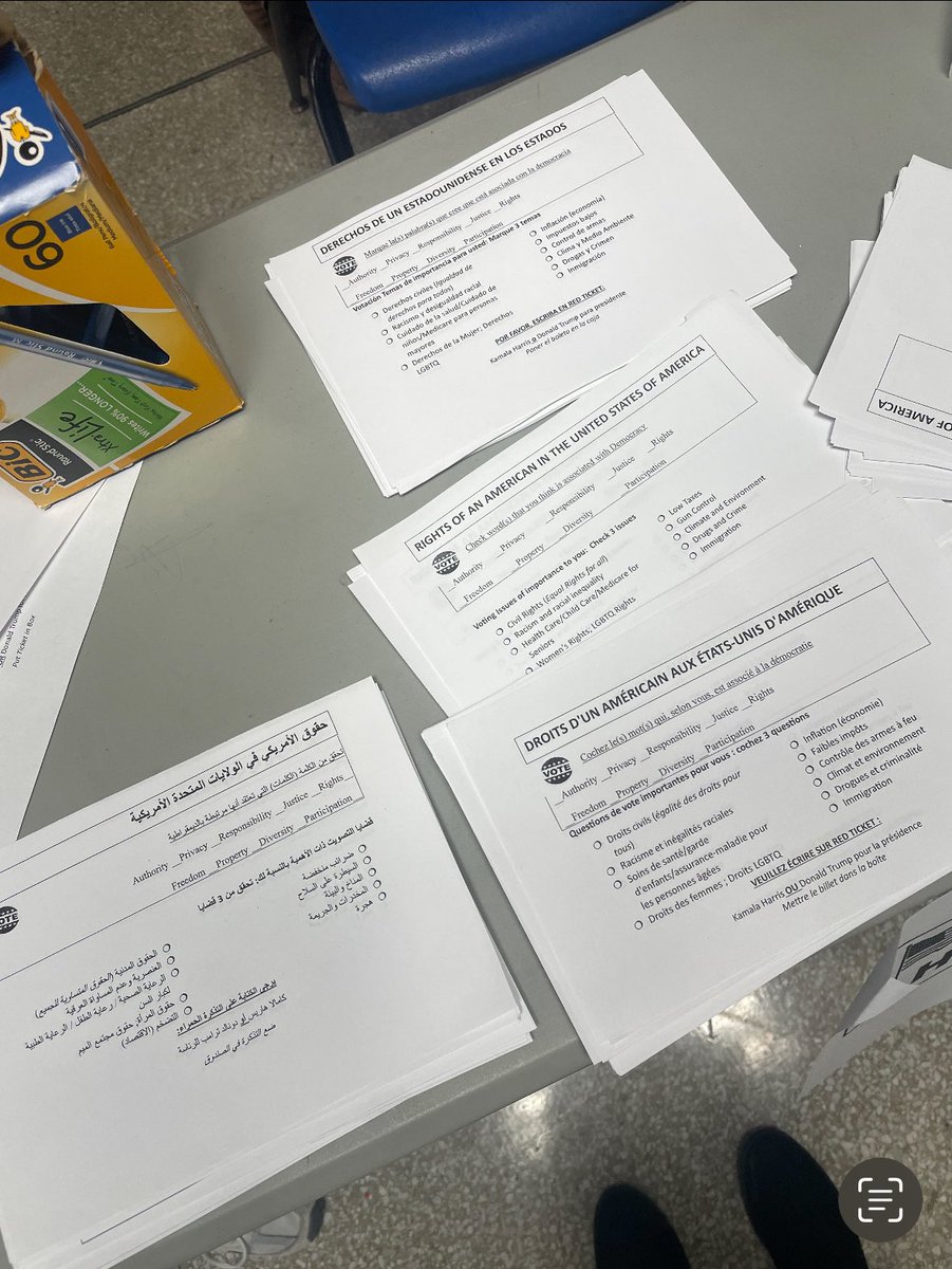 District18Bk's tweet photo. Translated ballots for our Multilingual Learners to participate in school voting @211_john_wilson_ #equitableeducation #inclusiveeducation #excellencein18 https://t.co/oJpmz3ThtY