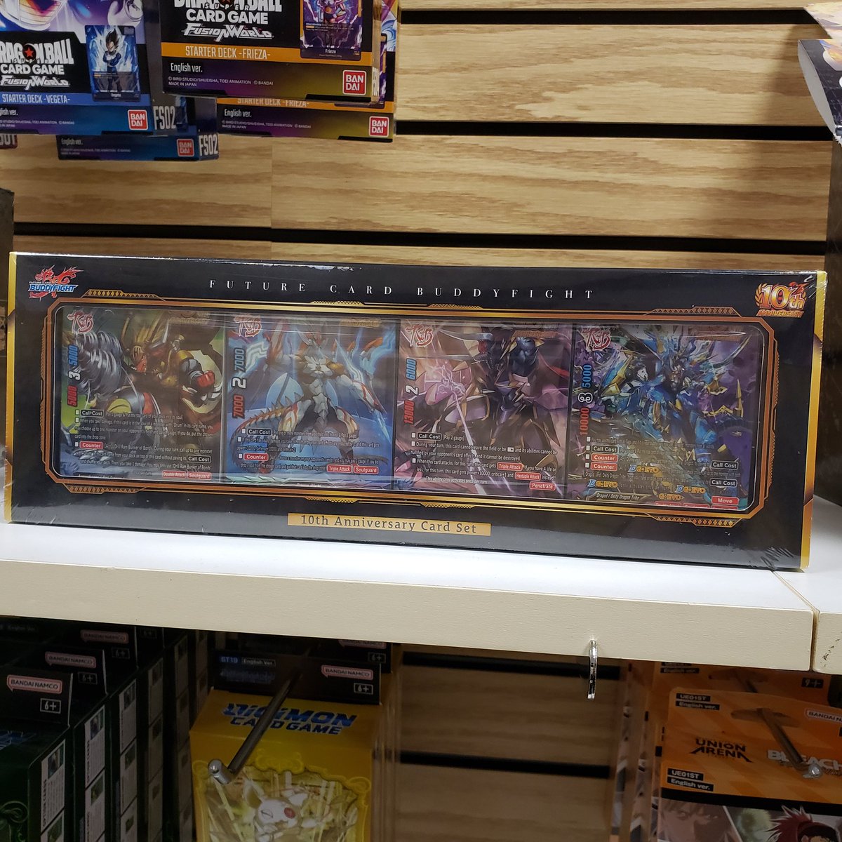TwilightTCGShop's tweet photo. Happy 10th Anniversary Future Card Buddyfight!

These anniversary bundles are available today in-store! https://t.co/HOPqhuziFz