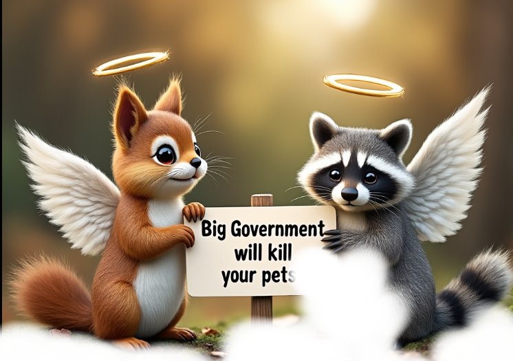 Shazza1uk's tweet image. #VoteTrumpVance #ForPeanutAndFred #ForPets