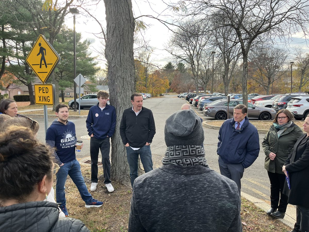 Q30 News (@q30news) on Twitter photo #HappeningNow
Sen. Chris Murphy and Sen. Richard Blumenthal are speaking to campaigners and other CT politicians regarding tomorrow’s national election.
Tune in Wednesday at 9:30 p.m for all the details.
(<a href="/evangelinealise/">Evangeline Crossley</a>) #HappeningNow
Sen. Chris Murphy and Sen. Richard Blumenthal are speaking to campaigners and other CT politicians regarding tomorrow’s national election.
Tune in Wednesday at 9:30 p.m for all the details.
(<a href="/evangelinealise/">Evangeline Crossley</a>)