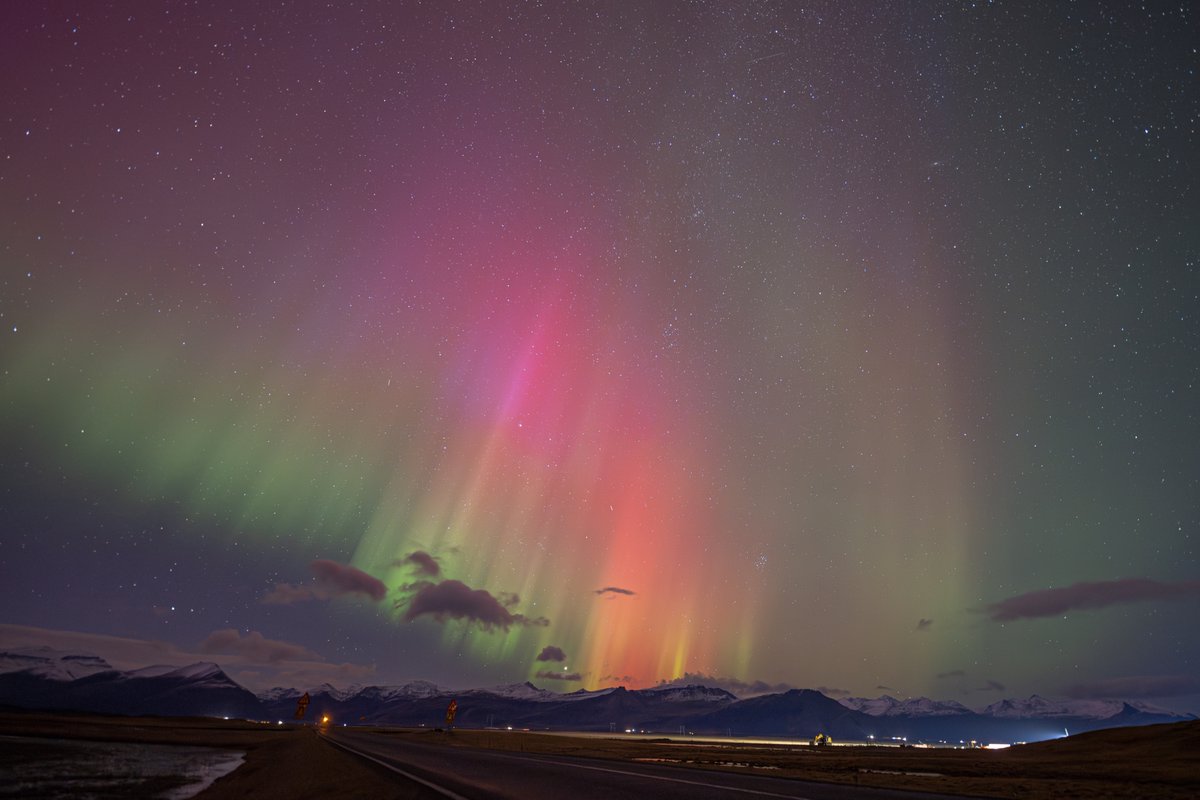 Iceland's auroras have been impressive at solar max but this full colour spectrum has been the crowning moment so far! 
26/10/24 19:10 Local
Canon R3 and Sigma 14mm
#aurora #iceland <a href="/TamithaSkov/">Dr. Tamitha Skov</a> <a href="/Icelandair/">Icelandair</a> <a href="/_SpaceWeather_/">SpaceWeatherLive</a> <a href="/NatGeoPhotos/">Nat Geo Photography</a> <a href="/NatGeoTravel/">Nat Geo Travel</a> <a href="/NatGeo/">National Geographic</a> <a href="/alamy/">Alamy</a> <a href="/CanonUKandIE/">Canon UK and Ireland</a>