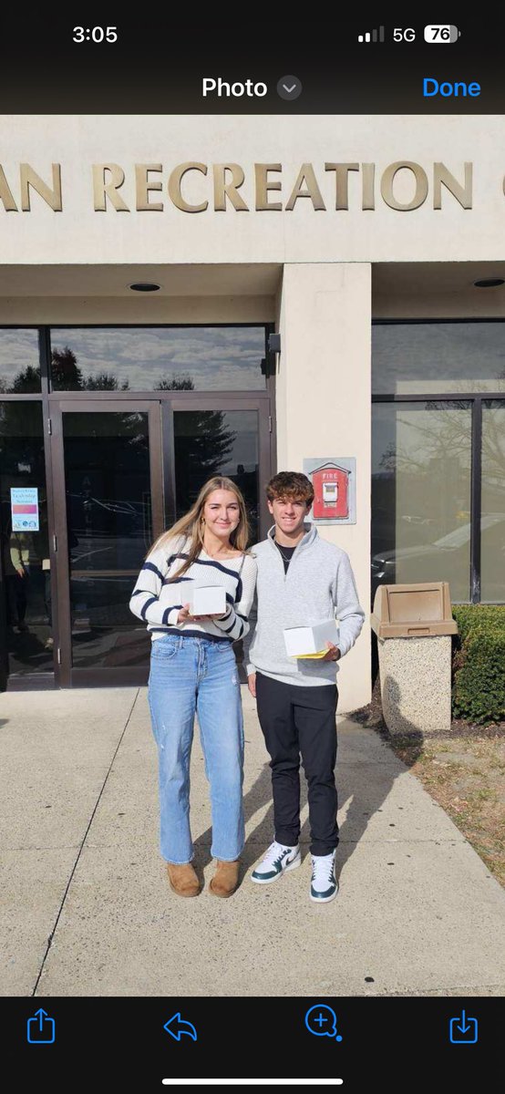 YHSDeGennaro's tweet photo. Very proud to have Class of 2026 multi-sport student/athletes Olivia DelGaudio &amp; Nick D’Andraia represent YHS at today’s Leadership Summit. Outstanding role models, leaders &amp; truly impressive young adults! 🌽 @YCSD_Athletics @YtownSportsMed @YorktownCSD @YorktownNews https://t.co/yucJs3iEPD