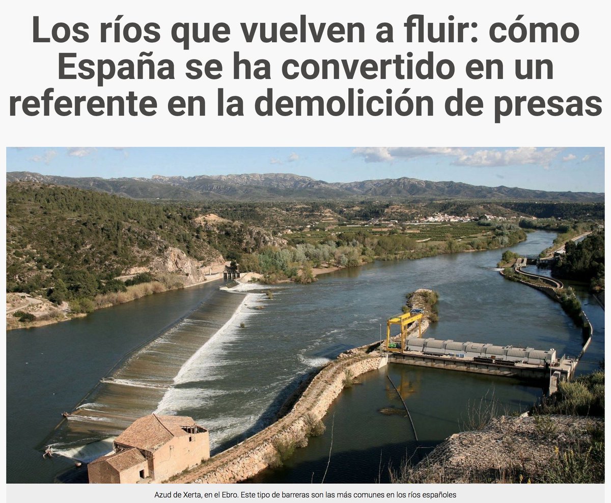 Presten atención!

¿Quienes estuvieron detrás de demolición de las presas en España y su posterior consecuencia?

Las ONGs 

[hilo]