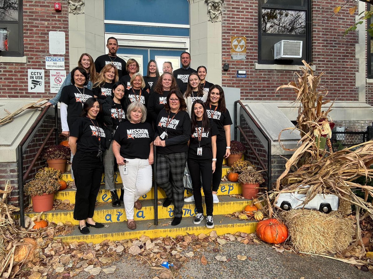 School No. 6 staff is ready to R.O.A.R! #missionpossible