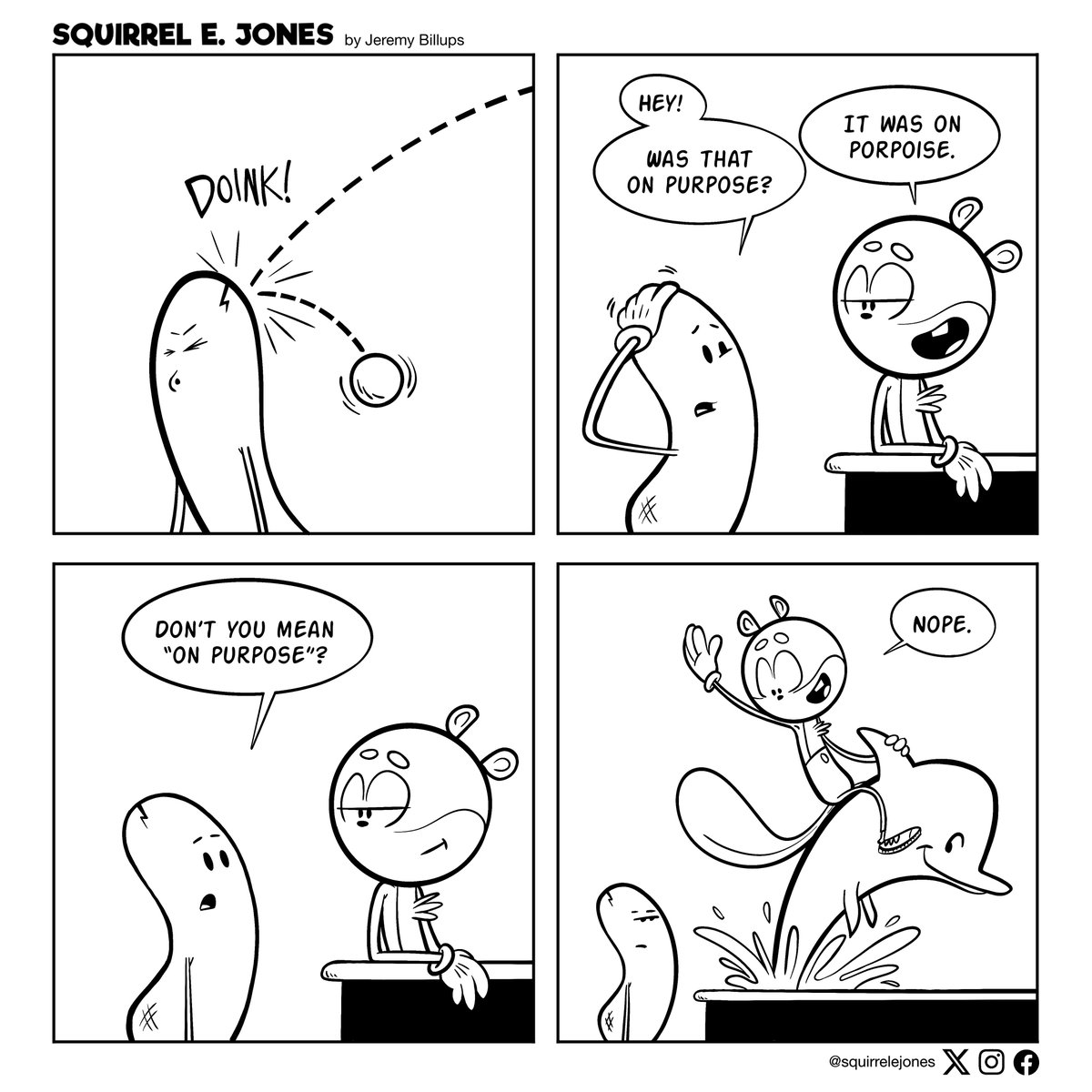 SquirrelEJones's tweet photo. The latest Squirrel E. Jones comic. Thanks for reading! https://t.co/GcQimzn0d3