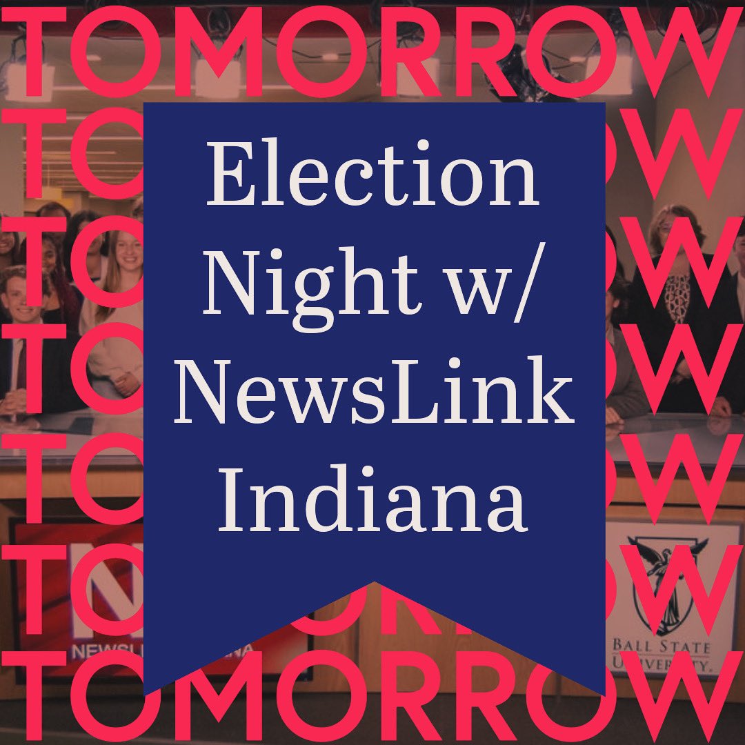 Join us tomorrow night at 9 p.m. for our one hour special of Election Night on the NewsLink Indiana Facebook page!