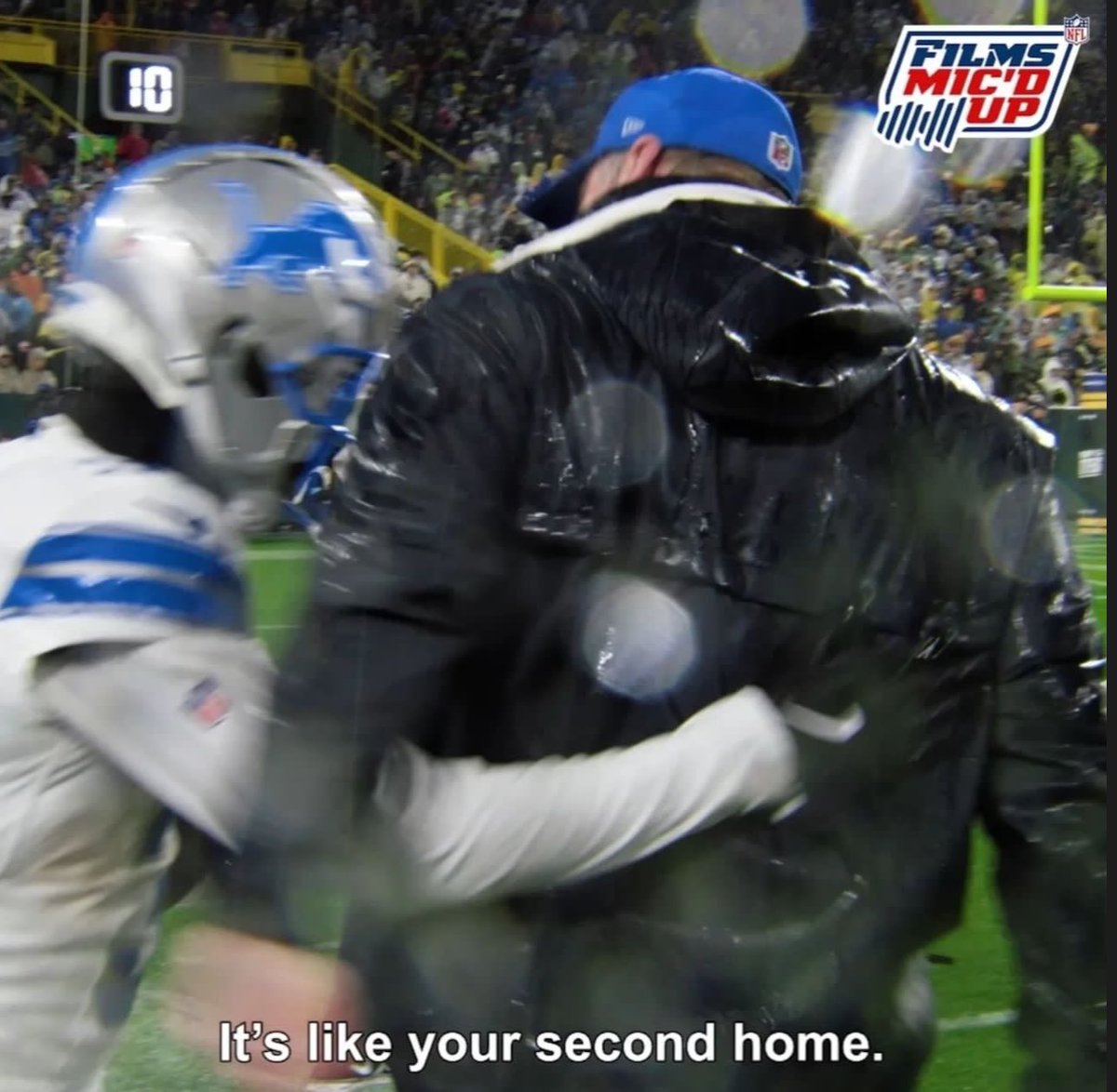 Dan Campbell telling Kerby Joseph Lambeau Field is his second home 😂

#OnePride