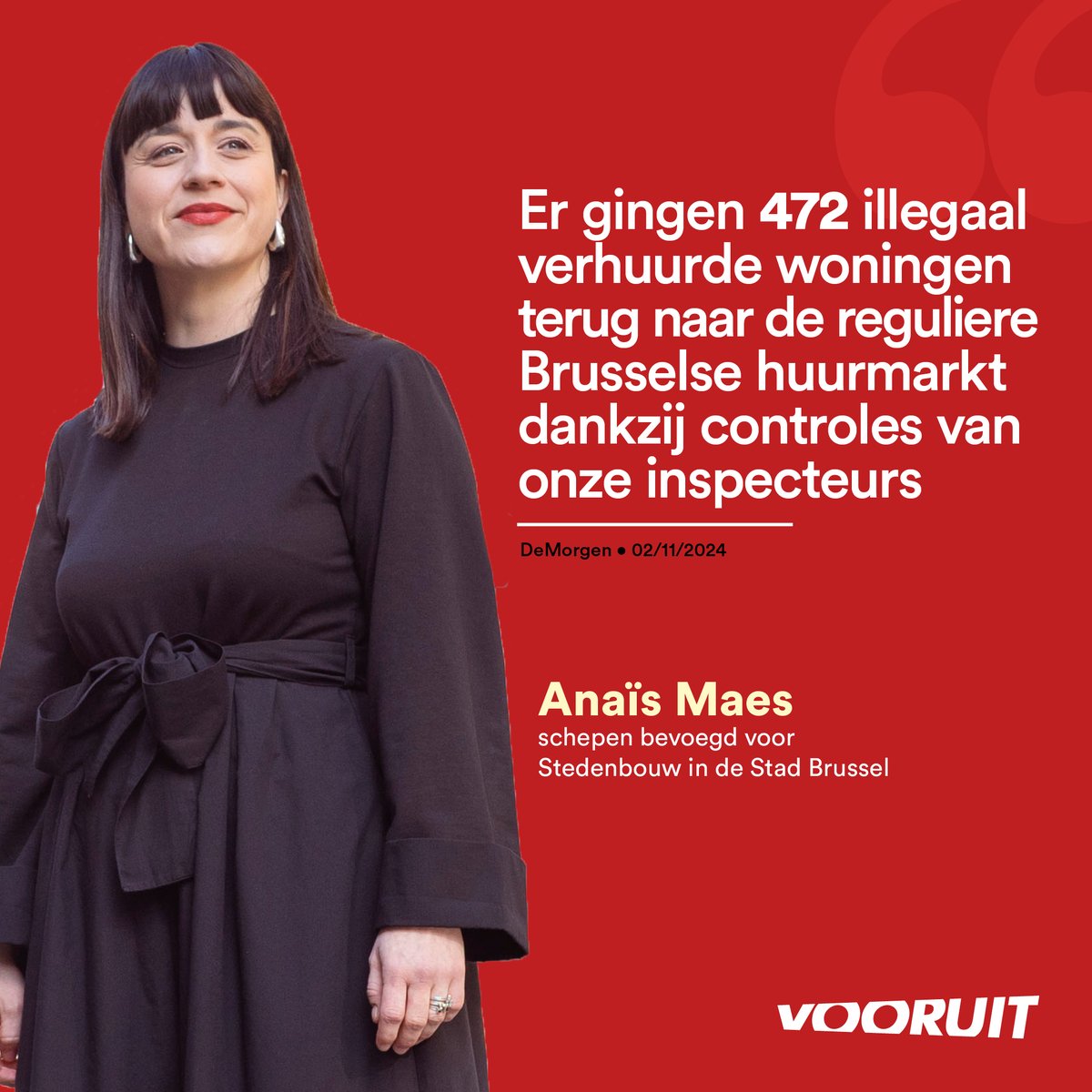 De Stad Brussel zet in op illegale Airbnb's: 472 woningen terug naar huurmarkt dankzij de inspectrices. Evenwicht tussen toerisme en leefbaarheid blijft cruciaal. Woningen voor de mensen, niet voor de winst. <a href="/PhilippeClose/">Philippe Close</a> <a href="/AnsPersoons/">Ans Persoons</a> @StadBrussel