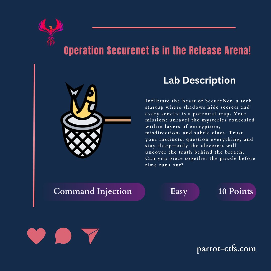 lorikeetsec's tweet photo. New release arena machine! This is 100% free to play! 
.
.
#ethicalhacker #interview #learning #hacker #parrotctfs #cybersecurity #kali #capturetheflag #vapt #pentesting #development #learnwithme #pctfs #bugbounty #networkpentesting #archlinux #cve #hackthebox #tryhackme #picoctf #academy #cyber #netpen #hack #vulnerability #tech #redteam #cybersec #infosec #informationsecurity