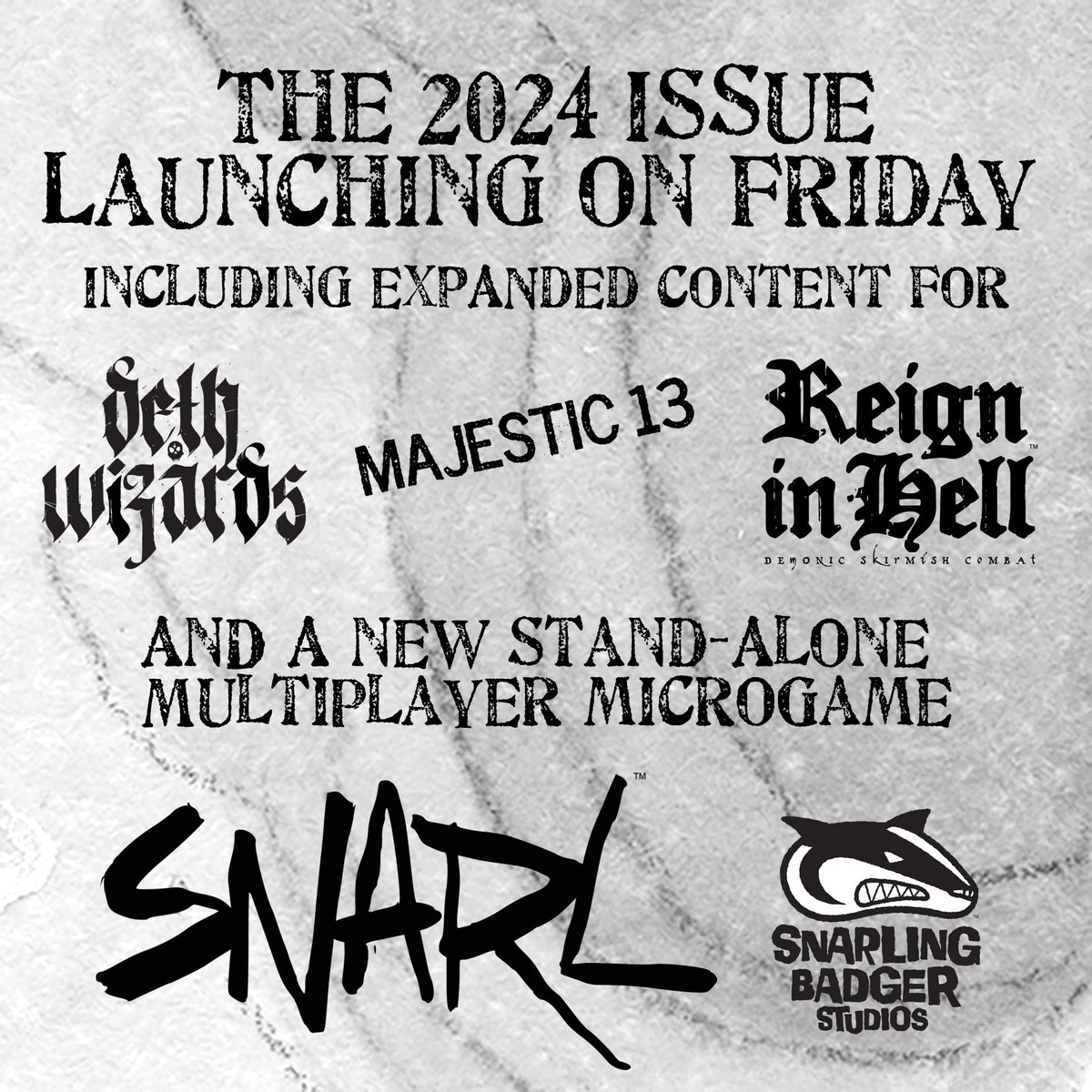 Snarling Badger Studios tweet media