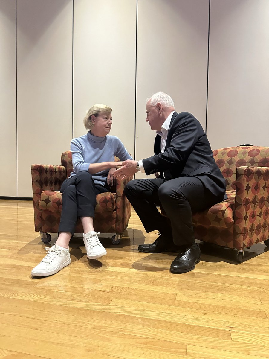 Pep talk from Coach.