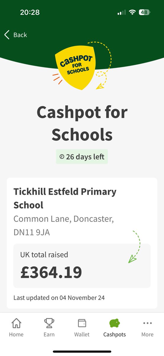 EstfeldSchool's tweet photo. Thank you to everyone who has chosen Estfeld on their Asda Rewards app and helped us reach £364.19.  There is still time to add us if you have the app. It doesn’t take any of your rewards away either - so it’s a double bonus 💕 https://t.co/GWi96bVjsY