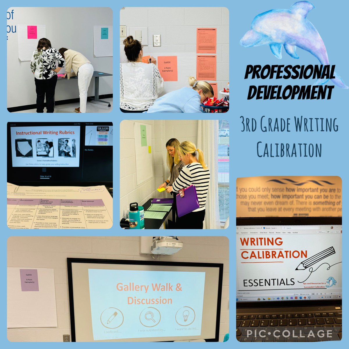 NolesAdventures's tweet photo. What a great day of writing calibration with our 3rd, 4th, and 5th #DolvINcredible teachers. ππ¬π#ProfessionalDevelopment #LETRSconnection #timewellspent #divingdeeper #growing&learning #makeasplash #theimportantwork #EveryChildReads&Writes #settingupforsuccess @CarrieHalron https://t.co/lLYQuwDCpa