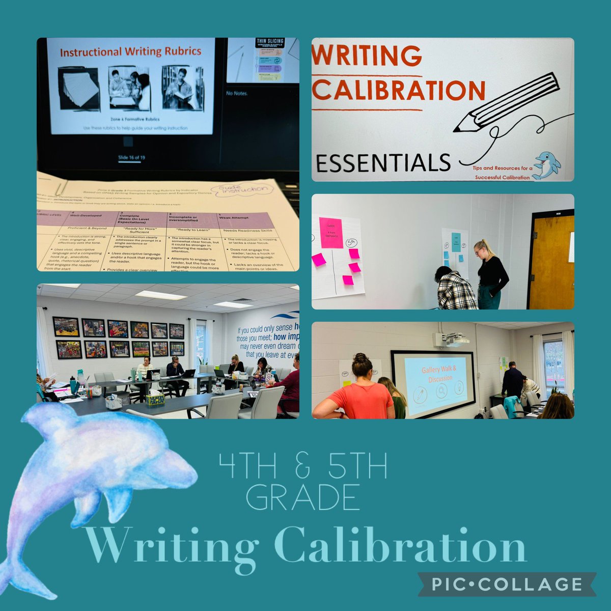 NolesAdventures's tweet photo. What a great day of writing calibration with our 3rd, 4th, and 5th #DolvINcredible teachers. ππ¬π#ProfessionalDevelopment #LETRSconnection #timewellspent #divingdeeper #growing&learning #makeasplash #theimportantwork #EveryChildReads&Writes #settingupforsuccess @CarrieHalron https://t.co/lLYQuwDCpa