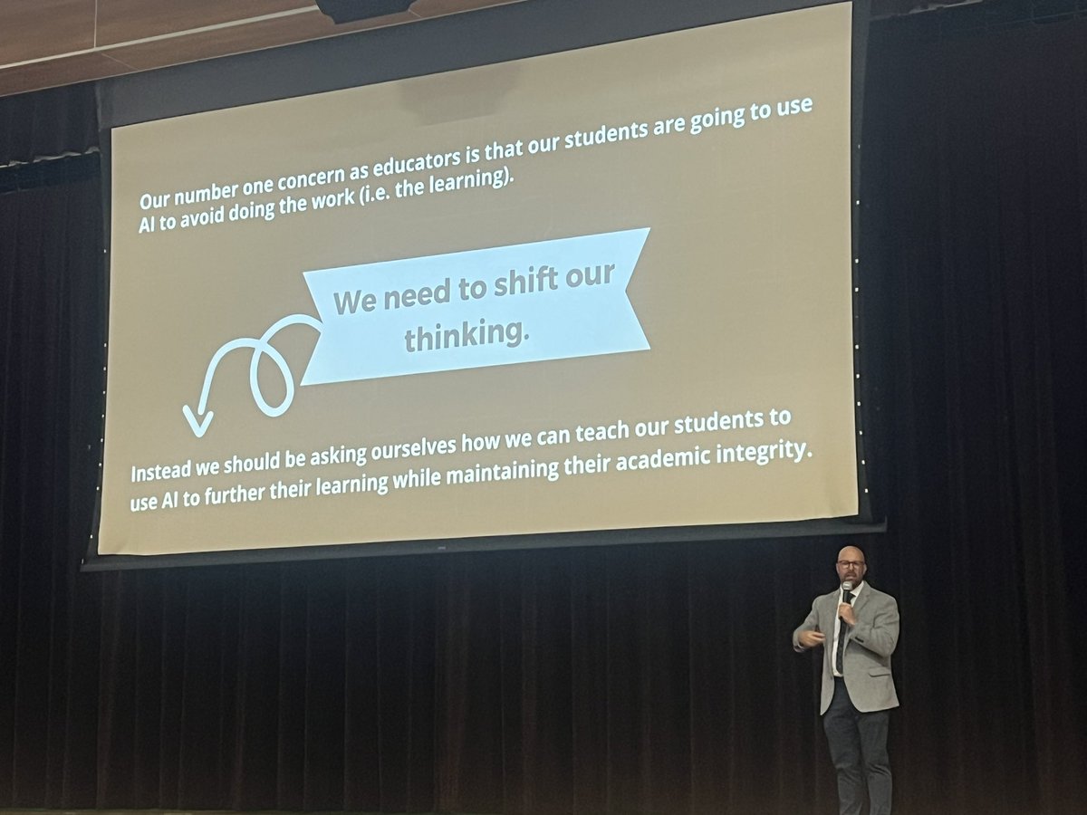 Sarah Grissom, Ed.D. (@sagrissomlisd) on Twitter photo Great session <a href="/ajjuliani/">AJ Juliani</a> during <a href="/LeanderISD/">Leander ISD</a> #CIC2024 - Helpful tips to support teachers & students! Great session <a href="/ajjuliani/">AJ Juliani</a> during <a href="/LeanderISD/">Leander ISD</a> #CIC2024 - Helpful tips to support teachers & students!
