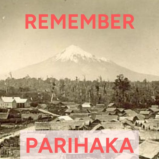 PeaceActionWGTN's tweet image. Today we must remember Parihaka: 5 November 1881. The violent invasion of pacifist settlement at Parihaka - Te rā o te pāhua. About 1600 troops invaded Parihaka. Why? Settler greed for land.