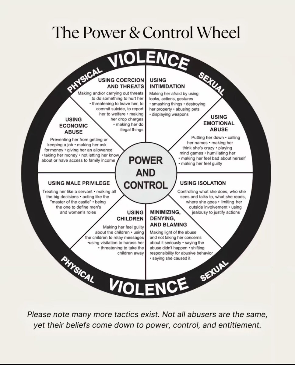 Para todxs lxs que no entienden la lógica del abuso en casos de violencia doméstica.
