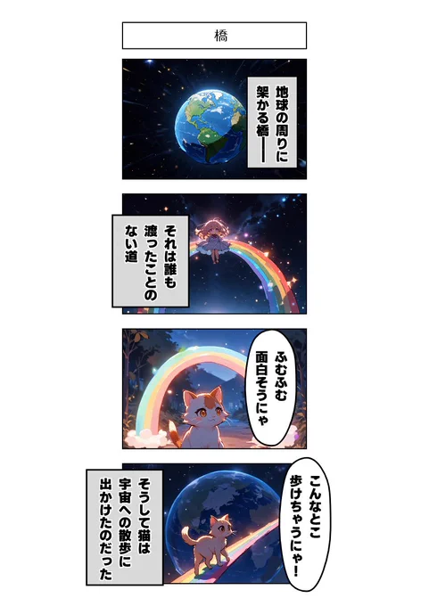 今日の4コマ:橋 