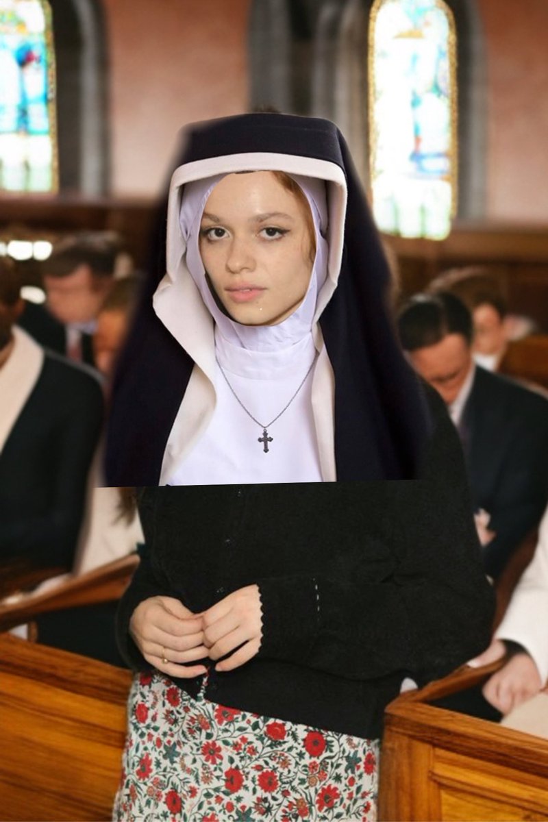 Un día más cerca de Maia monja.