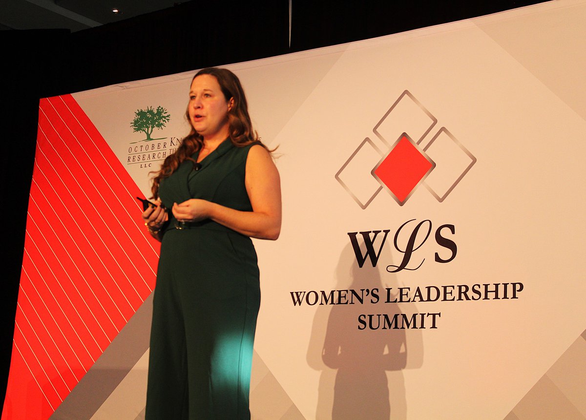 WLSnetwork's tweet photo. Who doesn't want to become a better public speaker? Liz Casselman, Chief Operating Officer, Birmingham Title Agency, had attendees on their feet as she spoke about overcoming stage fright and pitching ideas with confidence. #WLS2024 @ORKnowledge https://t.co/8UtWiXEkbL
