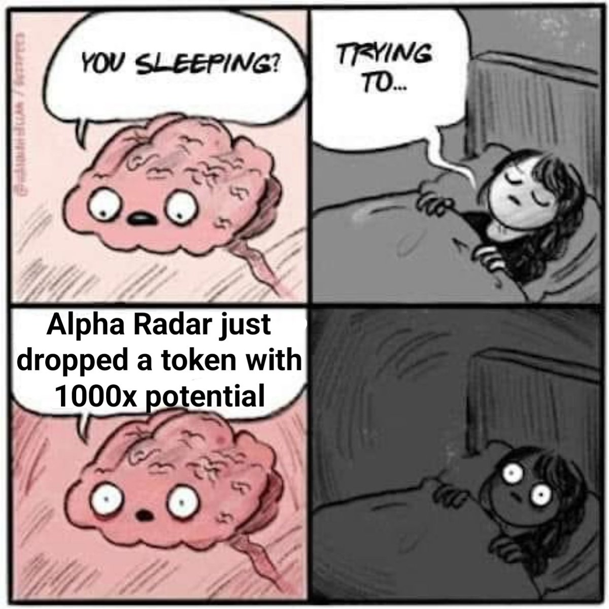 brendajiggy's tweet photo. My meme entry @alpharadarai @alpharadarbot
#alpharadarai $ARBOT
Hope you like this 🙏🏽 https://t.co/Nre9YVi23O