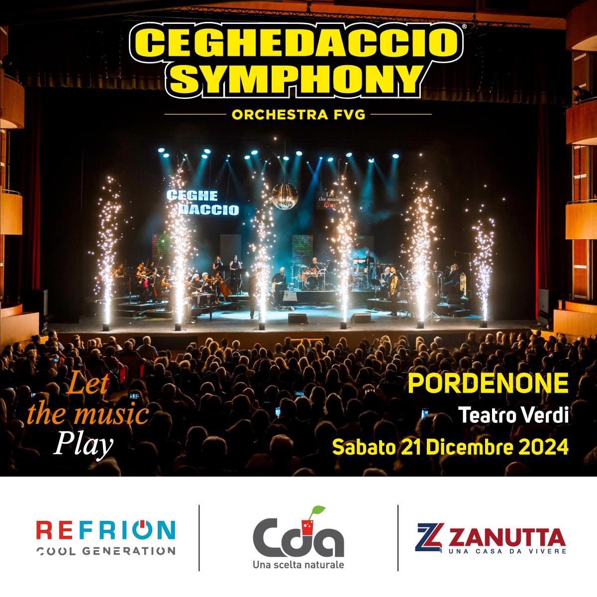 Sul palco 𝗼𝗹𝘁𝗿𝗲 𝟯𝟬 𝗲𝗹𝗲𝗺𝗲𝗻𝘁𝗶 tra cantanti e orchestrali di livello nazionale impegnati ad eseguire le più famose 𝗛𝗶𝘁 𝗮𝗻𝗻𝗶 '𝟳𝟬 𝗲 '𝟴𝟬!💥

ℹ️ Tutte le info qui: bit.ly/LTMP_Web

#Ceghedaccio #Symphony #Orchestra #Pordenone #FVG