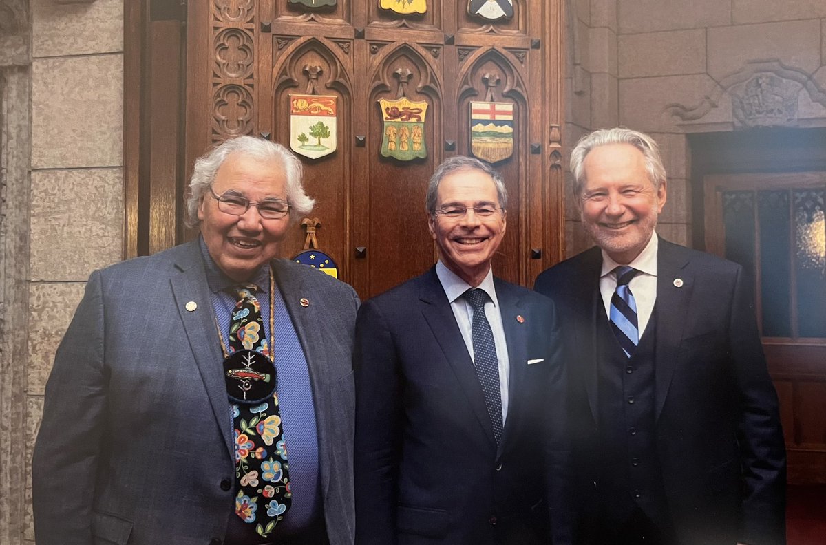 A very sad day and a time to reflect on the wisdom and kindness that the Hon. Murray Sinclair shared with us. Heartfelt condolences to his family. Grateful for the higher path that he taught all of us to walk together.