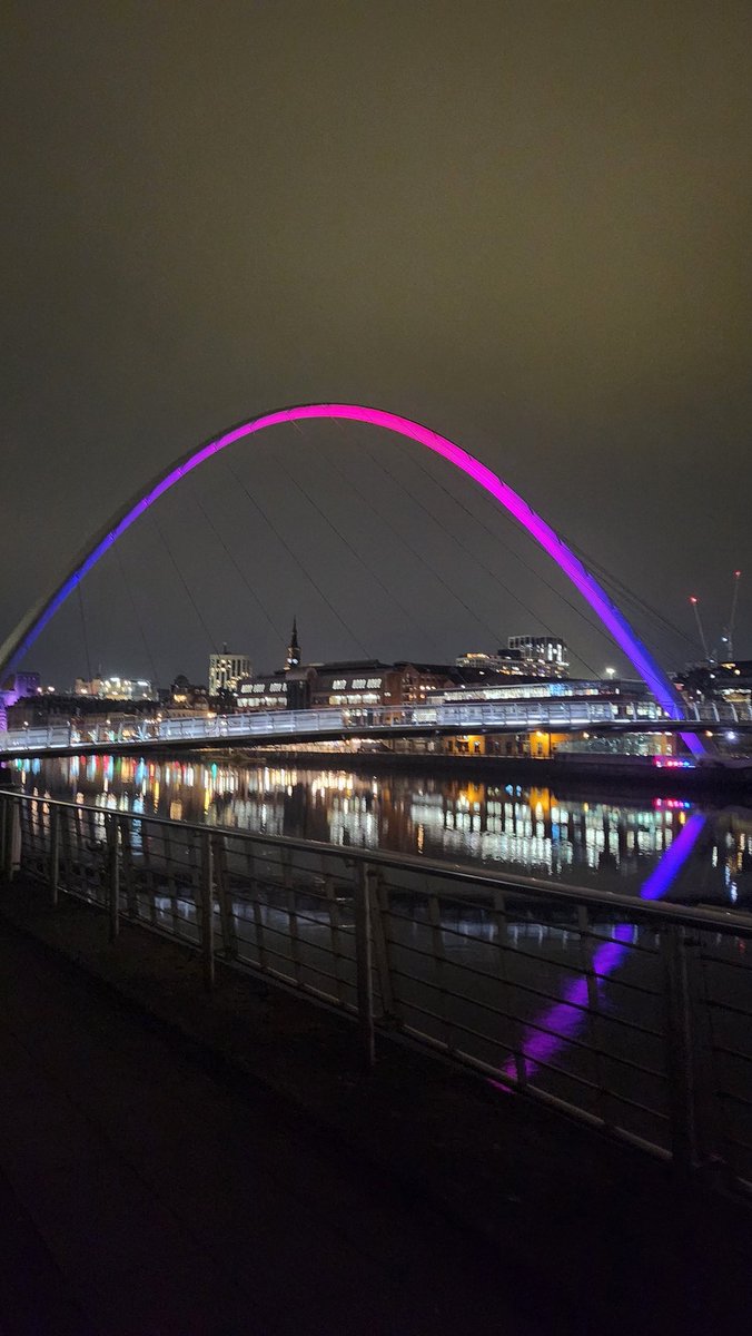 BeccaNSTRD's tweet photo. Beautiful evening in Gateshead, all ready for BAPEN Annual Conference 2024 https://t.co/AZ4VFSw2Uu