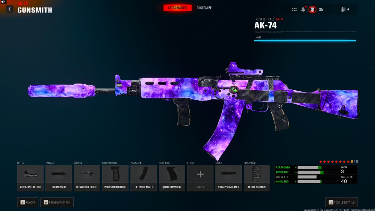 ytdezzywz's tweet photo. BEST AK-74 BUILD (8 ATTACHMENTS) // 0 RECOIL + BROKEN TTK #BO6 https://t.co/o998IUBL5S