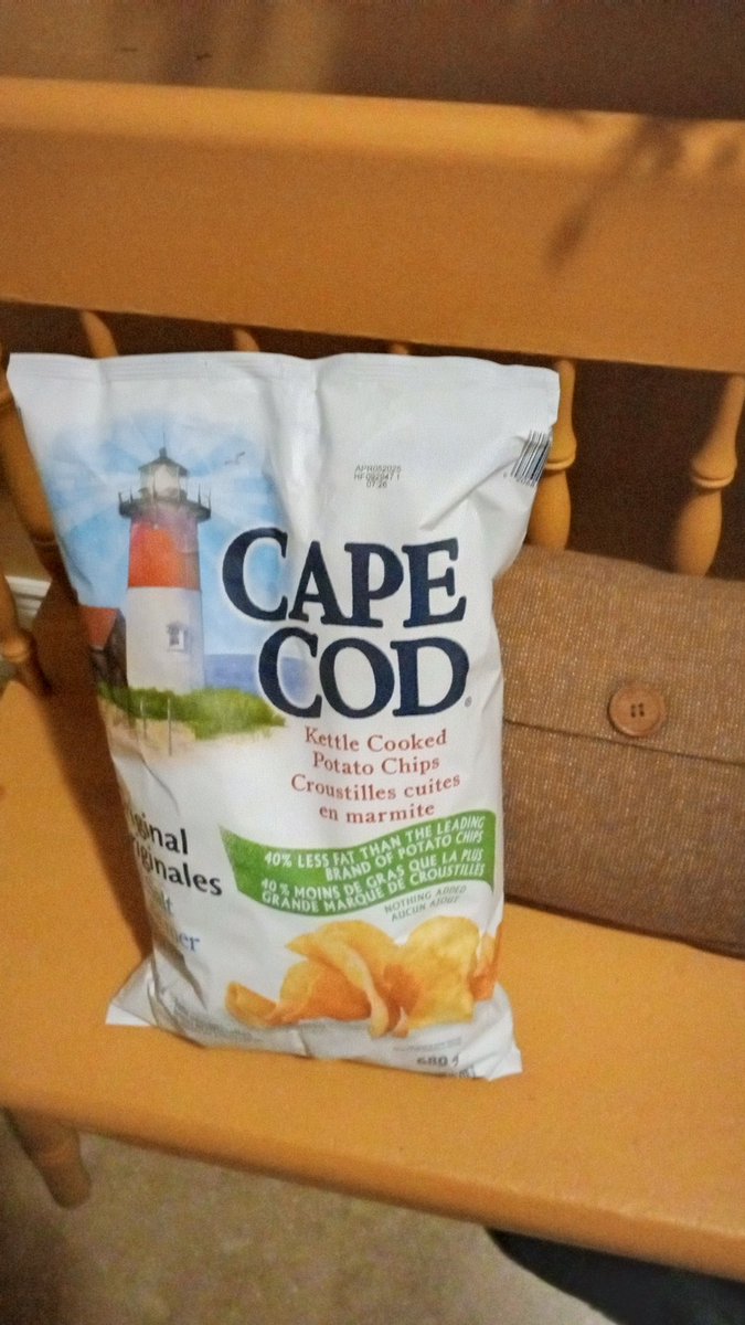 outsidetheboxNL's tweet photo. Got my storm chips! No storm in the forecast, you say? Tomorrow is November 5th. #USAvotes https://t.co/cSPfORUkWp